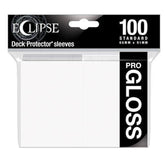 ULTRA PRO Deck Protector Standard - Gloss 100ct White- Eclipse - Loot-Merchant