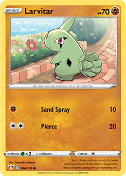 Larvitar 086/189 Darkness Ablaze - Loot-Merchant