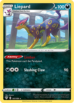 Liepard 107/189 Darkness Ablaze - Loot-Merchant