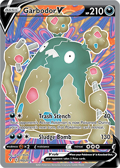 Garbodor V FULL ART 190/203 Evolving Skies