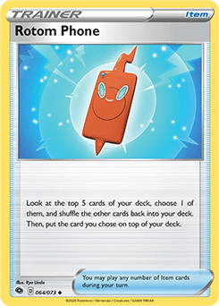 Rotom Phone Trainer 064/073 Champion's Path - Loot-Merchant