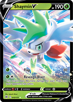 Shaymin V Ultra Rare 013/172 Brilliant Stars