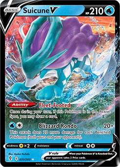 Suicune V Ultra Rare 31/203 Evolving Skies