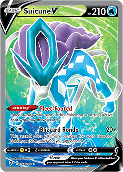 Suicune V FULL ART 173/203 Evolving Skies