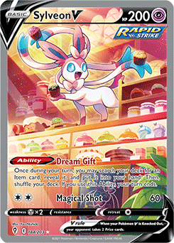 Sylveon V ALTERNATE ART 184/203 Evolving Skies
