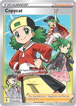 Copycat FULL ART Trainer 200/203 Evolving Skies