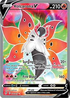 Volcarona V FULL ART 170/203 Evolving Skies