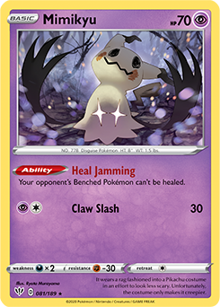 Mimikyu 081/189 Darkness Ablaze - Loot-Merchant