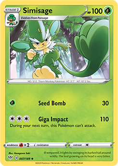 Simisage 007/189 Darkness Ablaze - Loot-Merchant