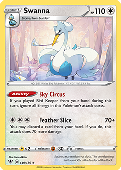 Swanna 149/189 Darkness Ablaze - Loot-Merchant